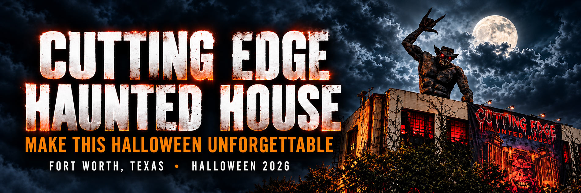 Make This Halloween Unforgettable at Cutting Edge Haunted House in Fort Worth